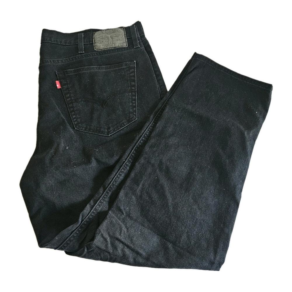 Levis 541 Jeans Men's Size 38x32 Black Denim Loose Fit Grunge Biker Goth Y2k